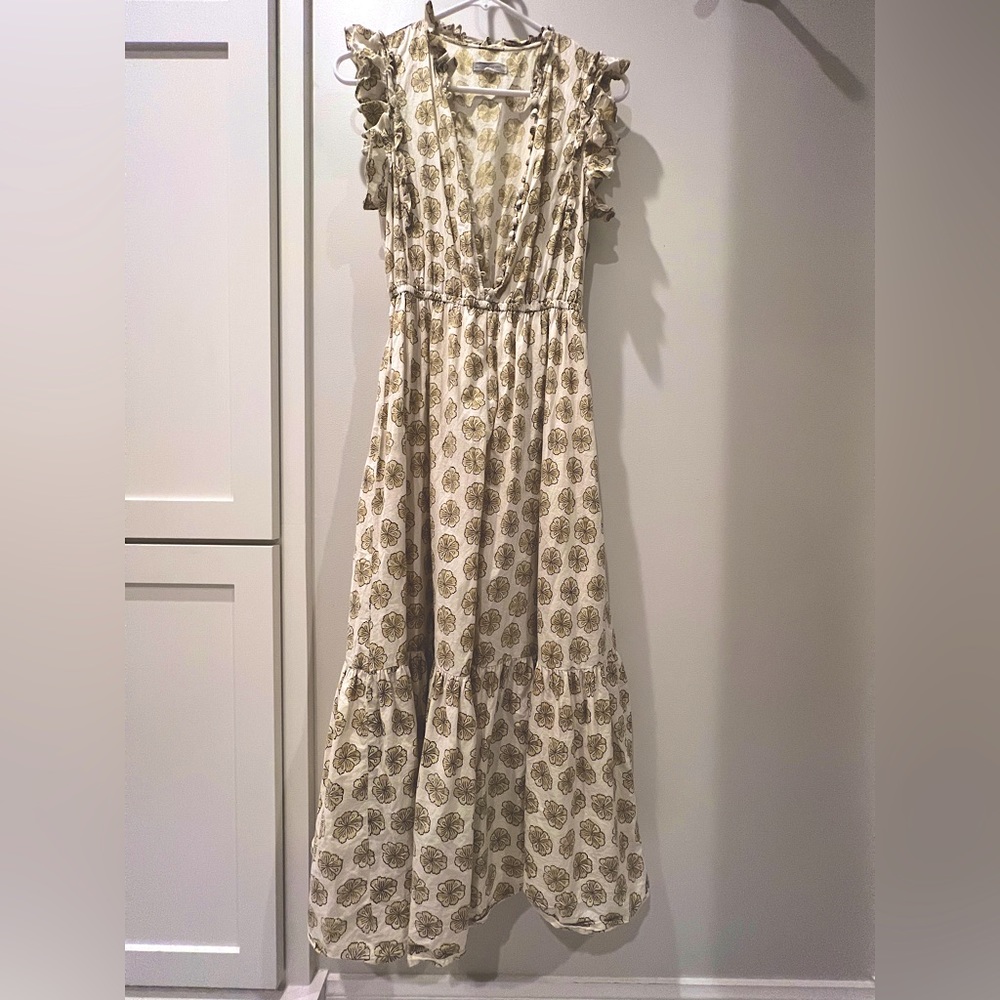 OUTERKNOWN Canyon Dress w/ yellow flowers